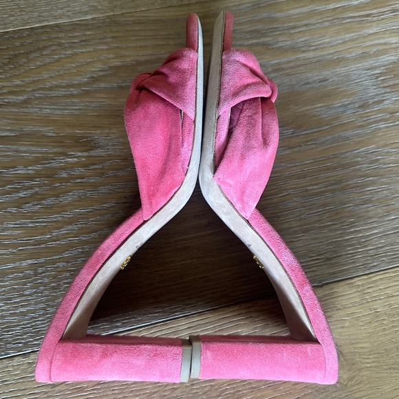 Veronica Bear Granita Knotted Suede Mule Sandals - Picture 11 of 17